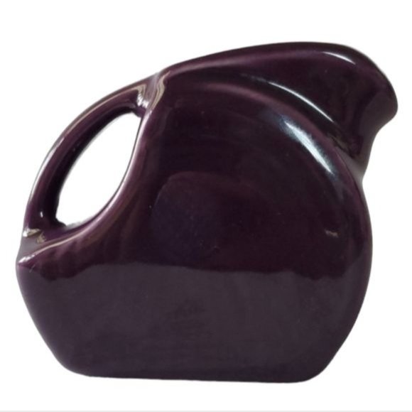 Fiestaware Fiesta Small CERAMIC Mini Disk Pitcher Mulberry Purple - Picture 1 of 14